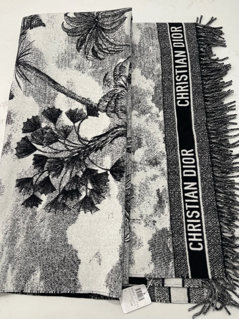 CHRISTIAN DIOR blanket